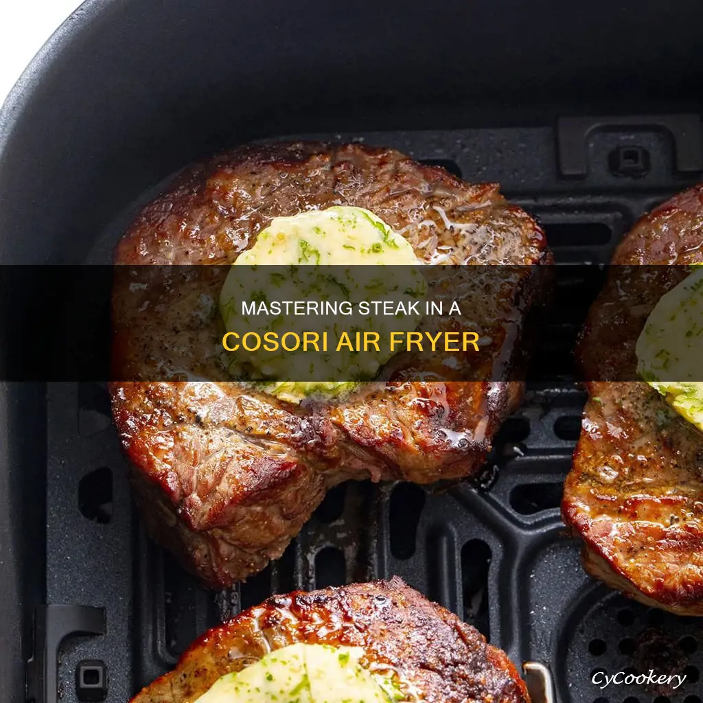 how to cook a steak in a cosori air fryer