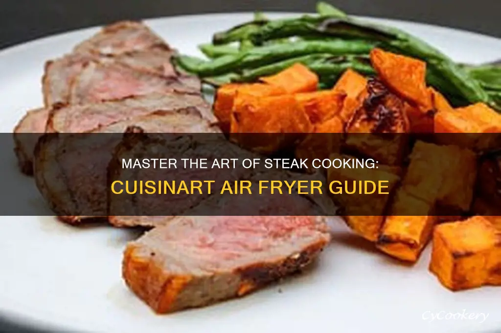 how to cook a steak in a cuisinart air fryer