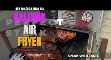 Master the Art of Steak Cooking: Kalorik Air Fryer Guide