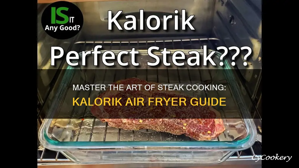 how to cook a steak in a kalorik air fryer