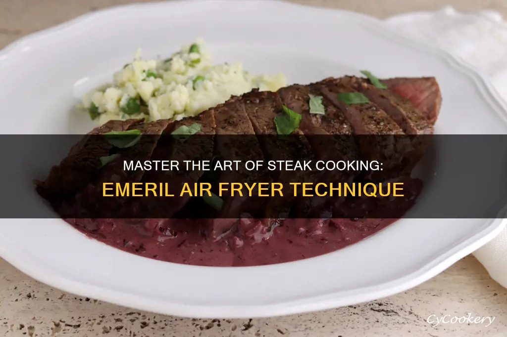 how to cook a steak in emeril air fryer