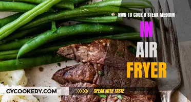 Air Fryer Steak: Medium-Rare Perfection