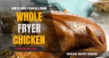 Perfectly Roasted: Stuffed Whole Fryer Chicken