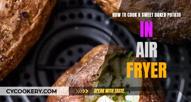 Crispy Sweet Baked Potato: Air Fryer Perfection