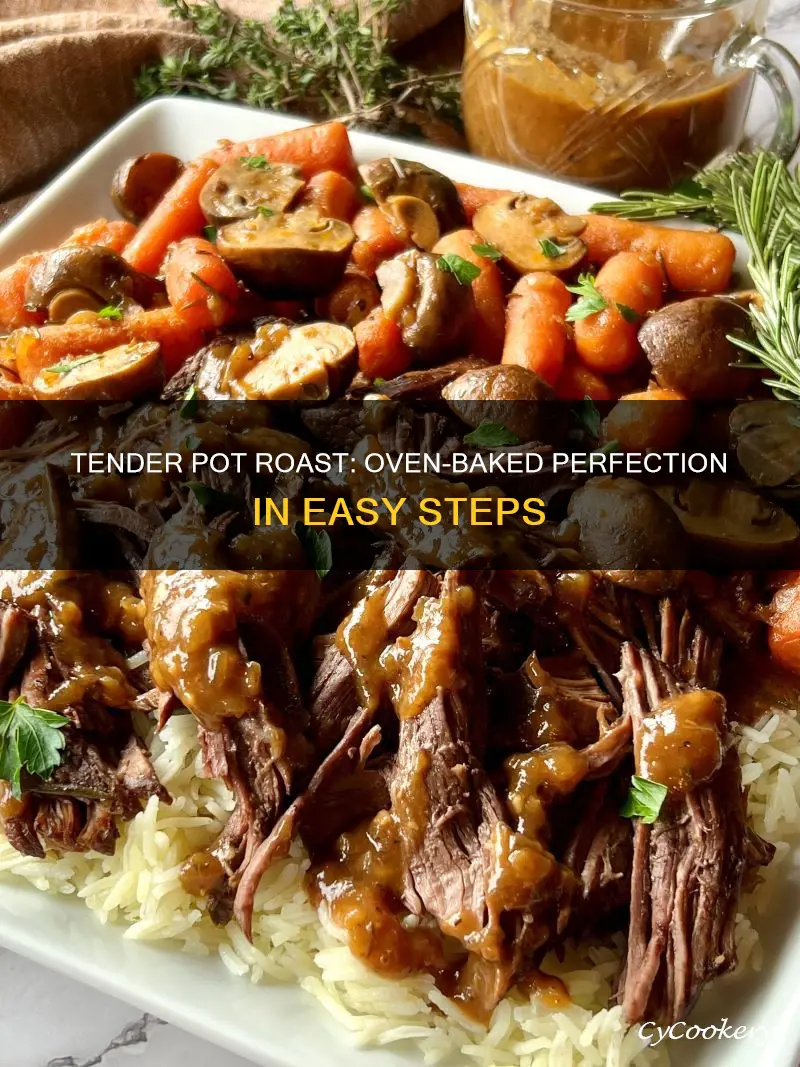 how to cook a tender pot roast in the oven