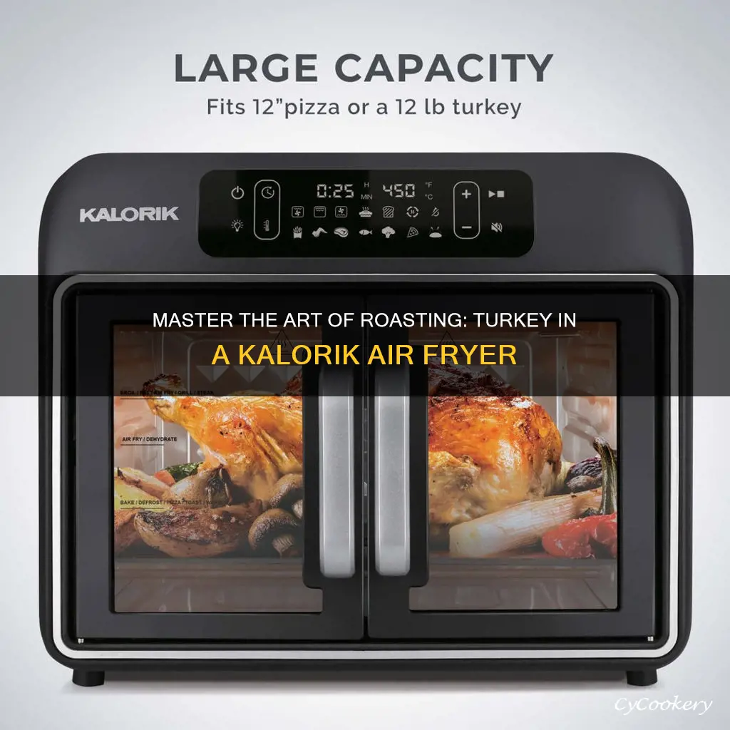 how to cook a turkey in a kalorik air fryer