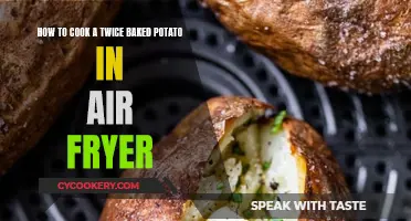 Crispy, Cheesy: Air Fryer Twice-Baked Potato Perfection