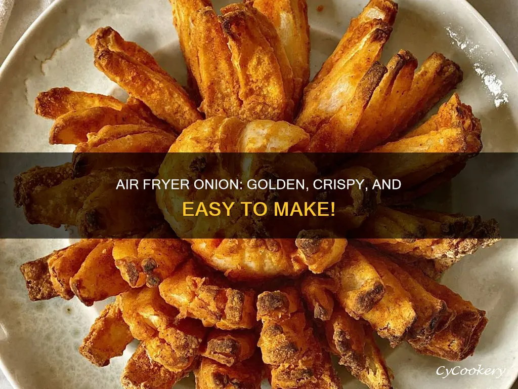 how to cook a whole onion in an air fryer