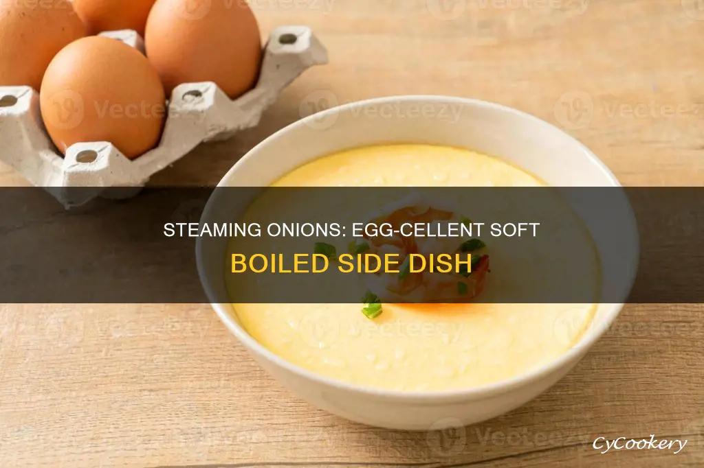 how to cook a whole onion steamed with an egg