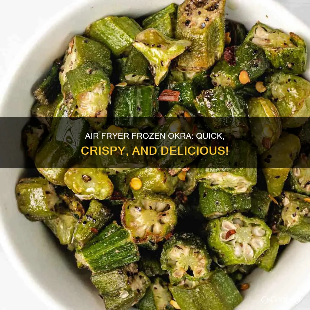 how to cook air fryer frozen okra