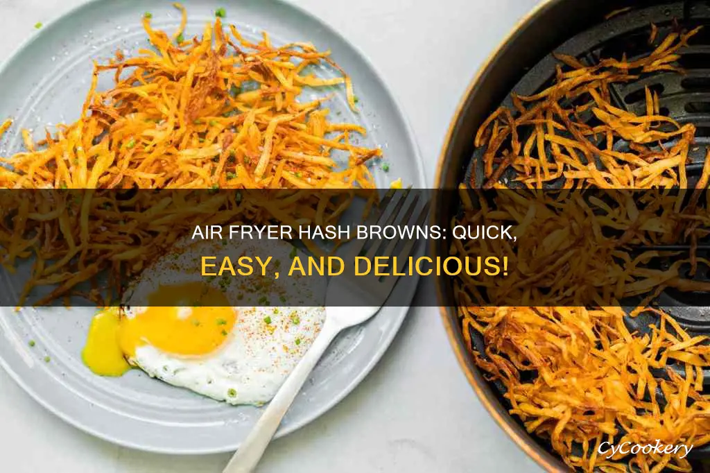 how to cook air fryer hash browns