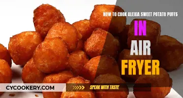 Air Fryer Sweet Potato Puffs: Alexia Style