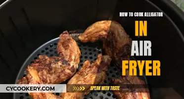 Air-Fried Alligator: A Tasty Treat