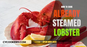 Steam-cooked Lobster: Reheating and Serving Perfection