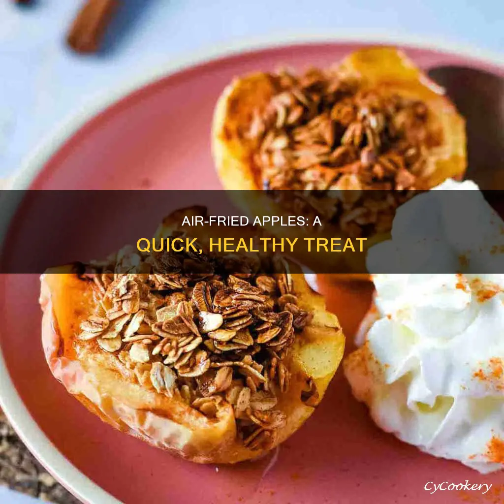 how to cook an apple in an air fryer