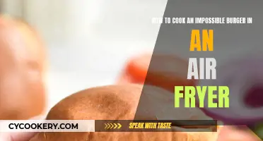 Air-Fry an Impossible Burger: Quick, Crispy, Delicious!