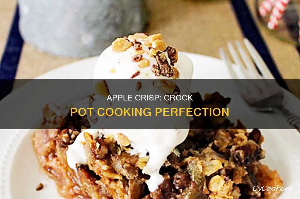 how to cook apple crisp in a crock pot