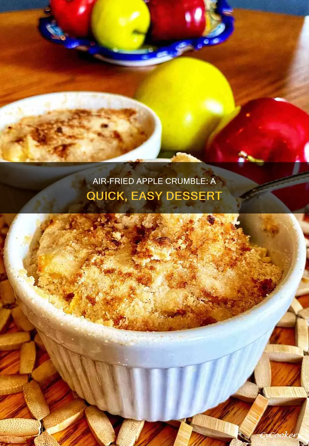 how to cook apple crumble in air fryer