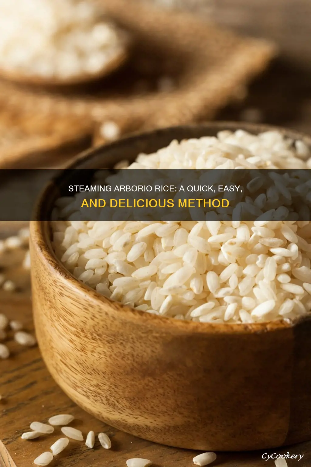 how to cook arborio rice in a steamer