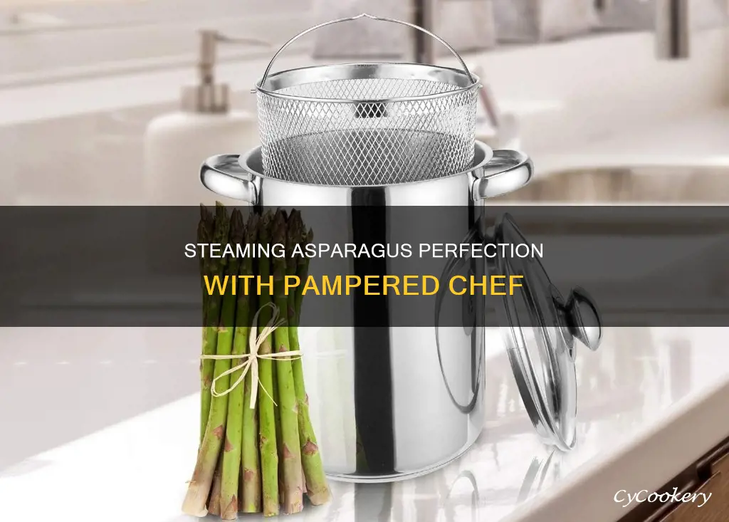 how to cook asparagus in pampered chef steamer