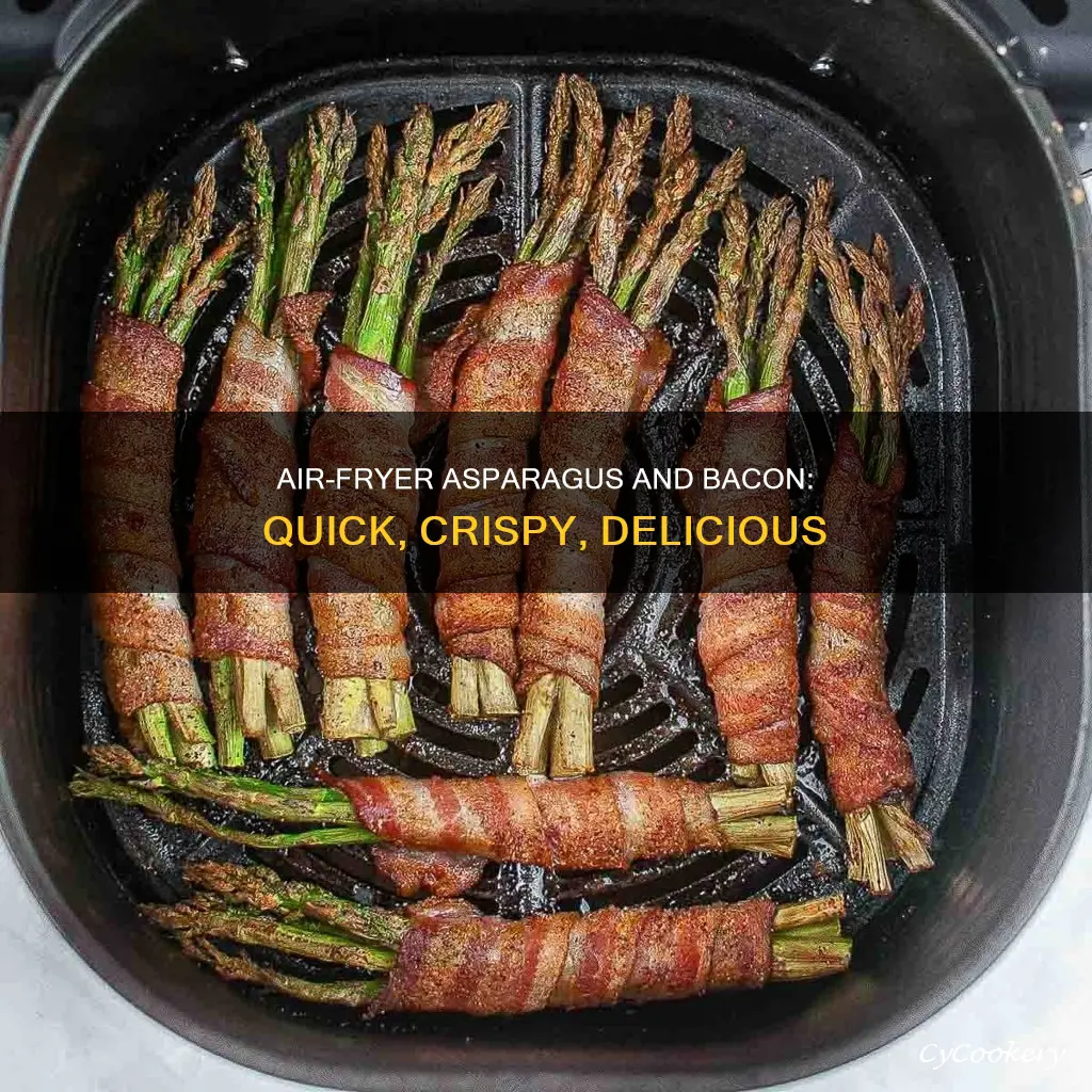 how to cook asparagus with bacon in air fryer