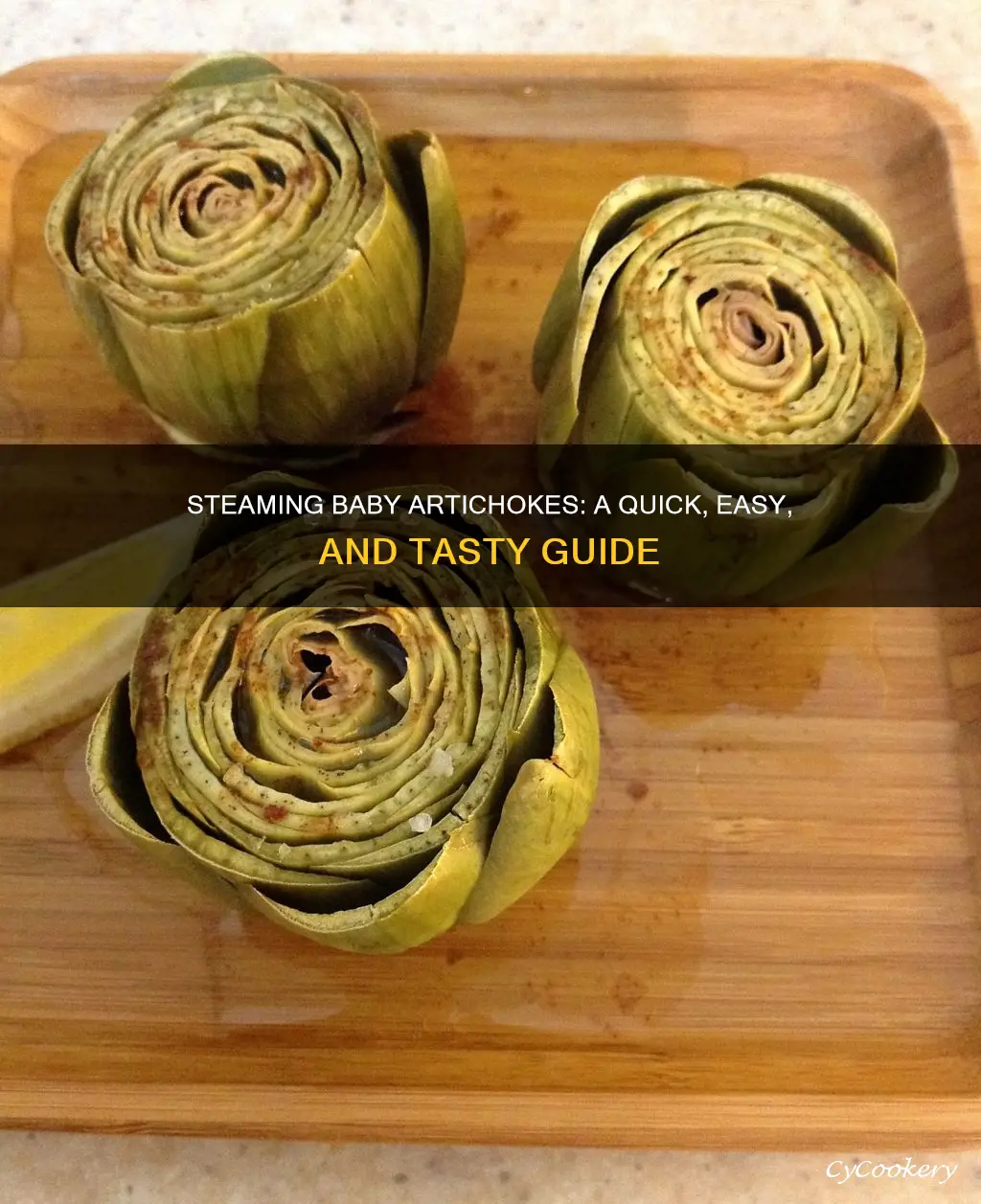 how to cook baby artichokes steamed