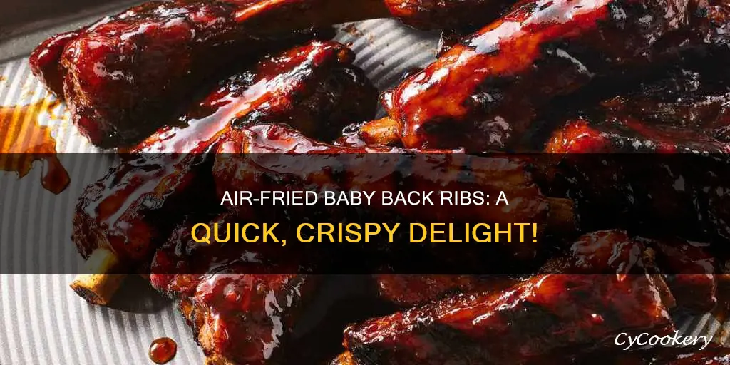 how to cook baby back pork ribs in air fryer