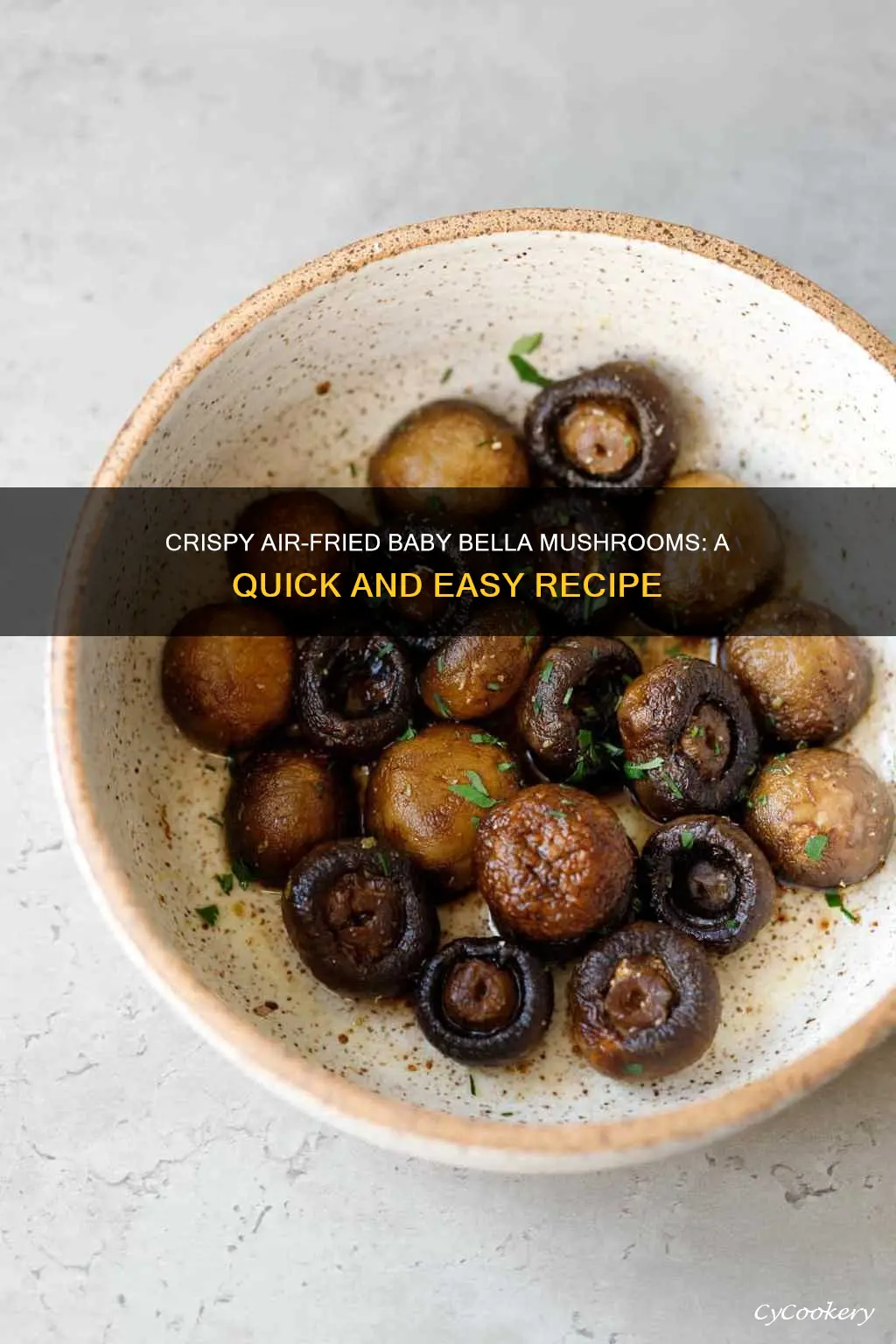 how to cook baby bella mushrooms in air fryer