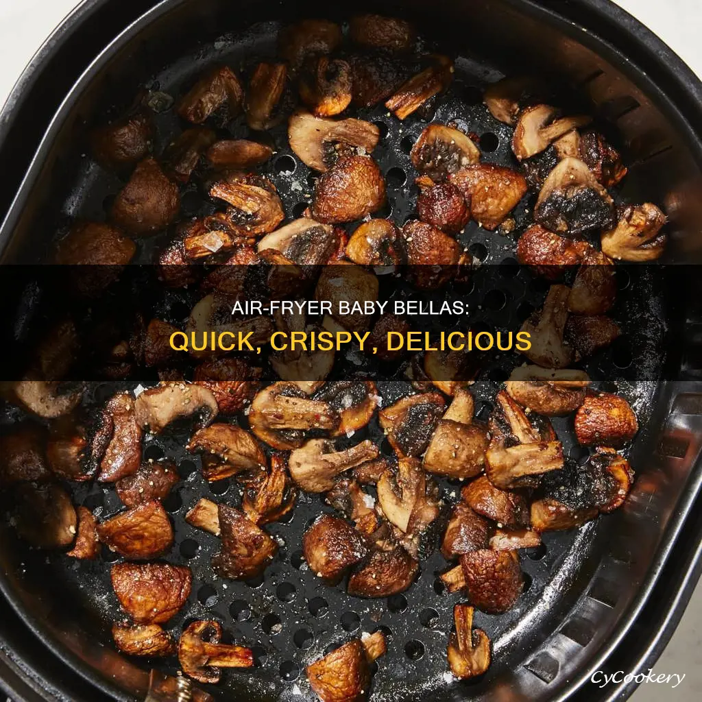 how to cook baby bella mushrooms in air fryer