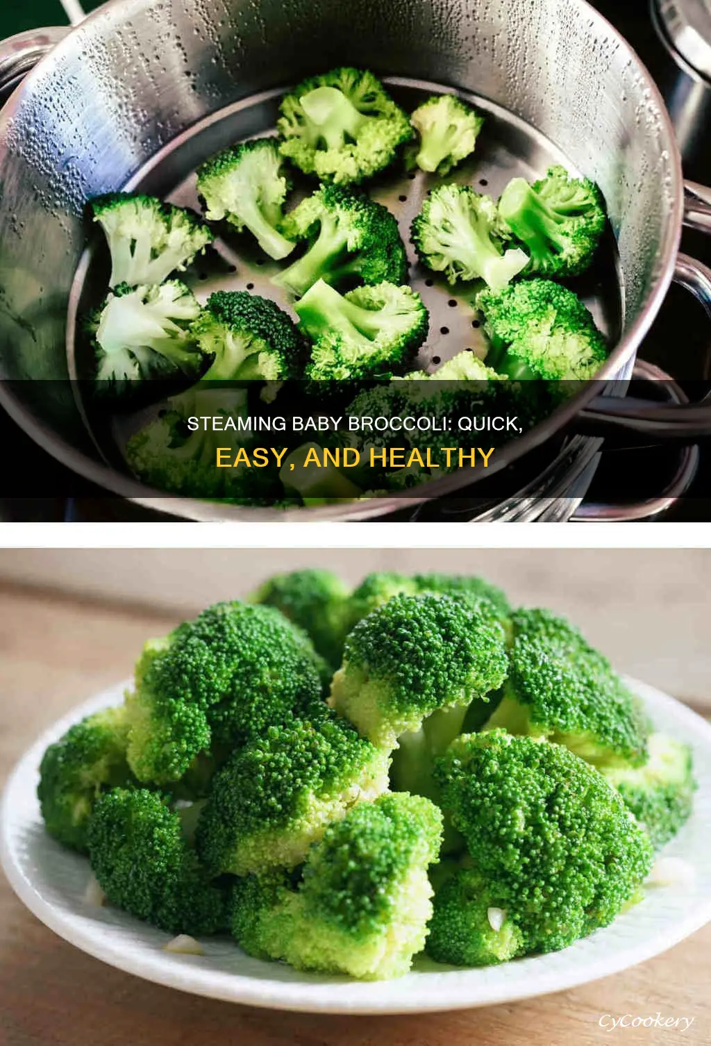 how to cook baby broccoli steamed