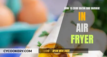 Air Fryer Breakfast: Crispy Bacon and Sausage, Quick!