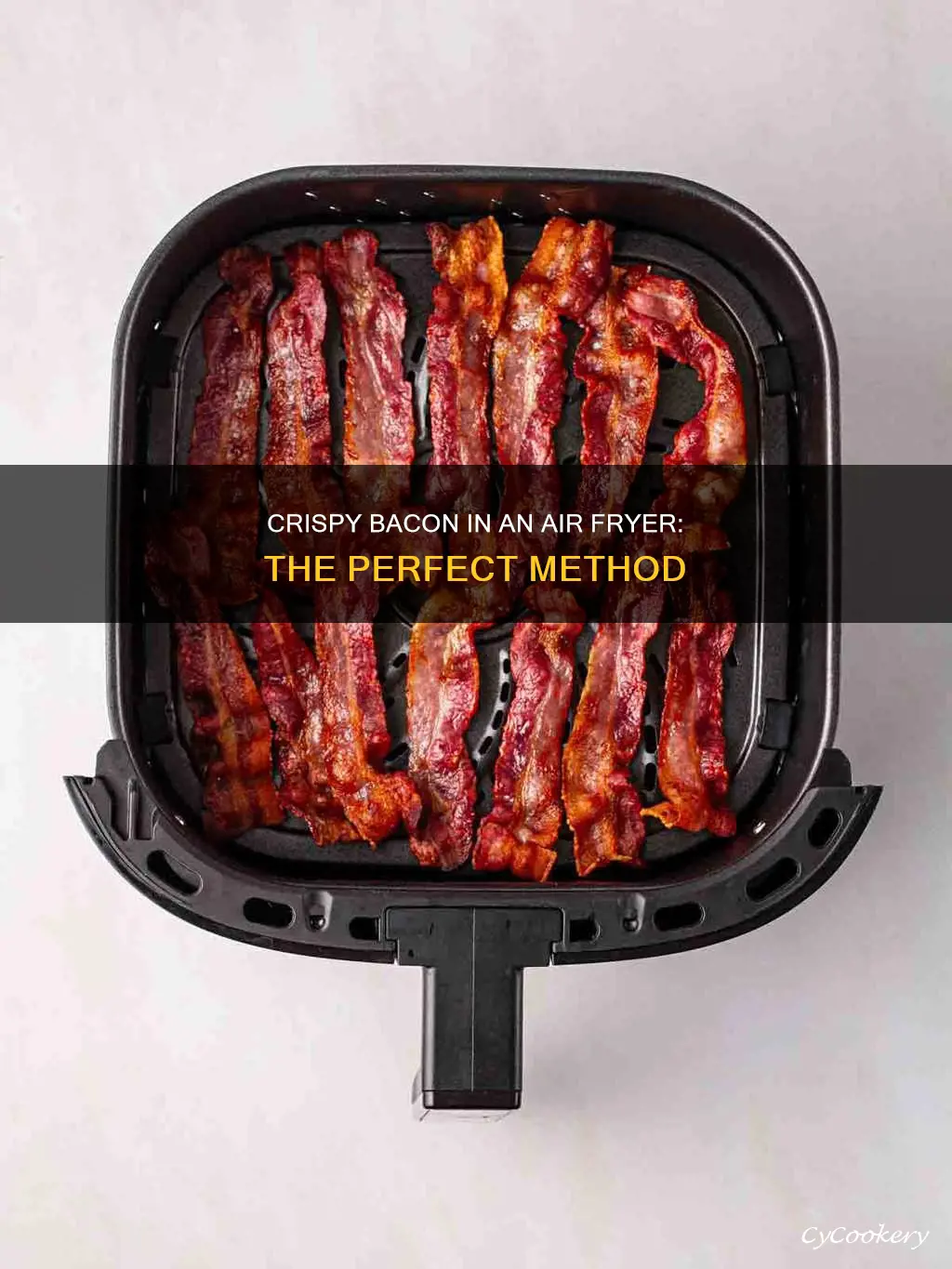 how to cook bacon crispy in air fryer oven