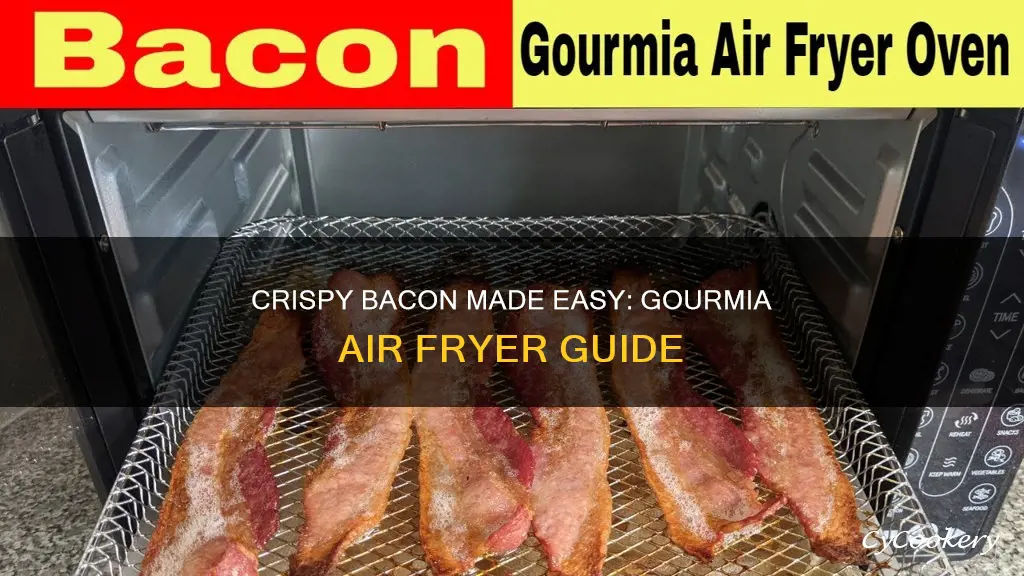 how to cook bacon in a gourmia air fryer