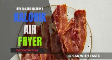 Kalorik Air Fryer: Cooking Bacon the Right Way