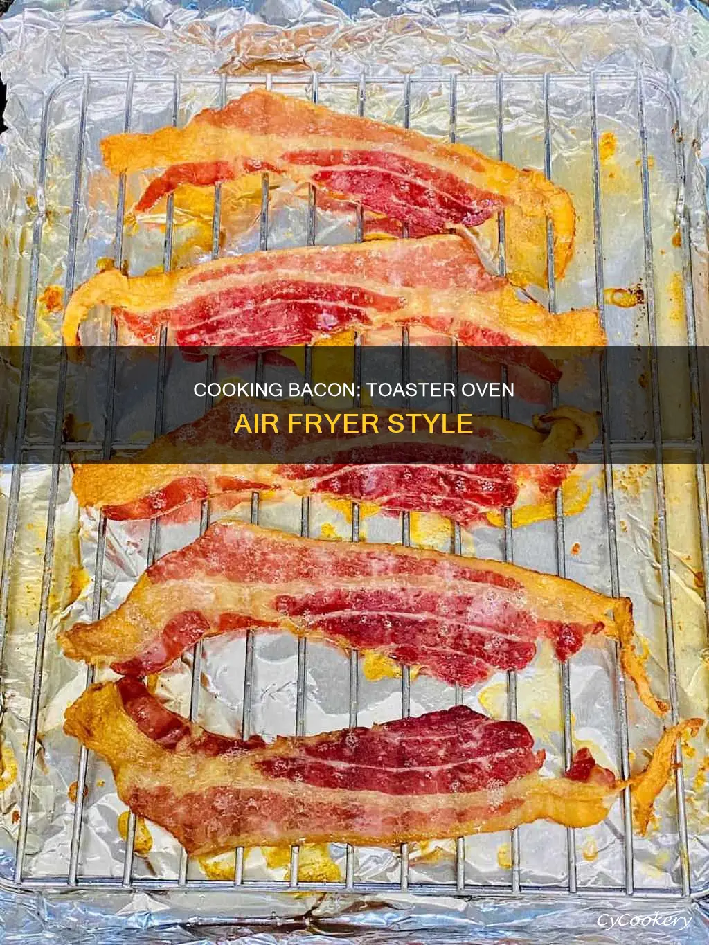 how to cook bacon in a toaster oven air fryer