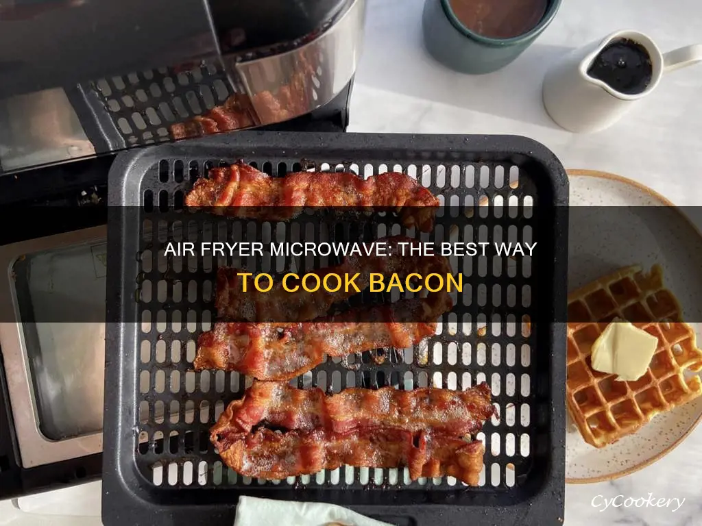 how to cook bacon in air fryer microwave