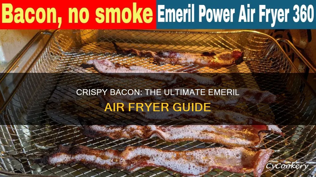 how to cook bacon in an emeril air fryer