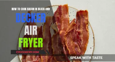 Black and Decker Air Fryer Bacon: A Quick Guide