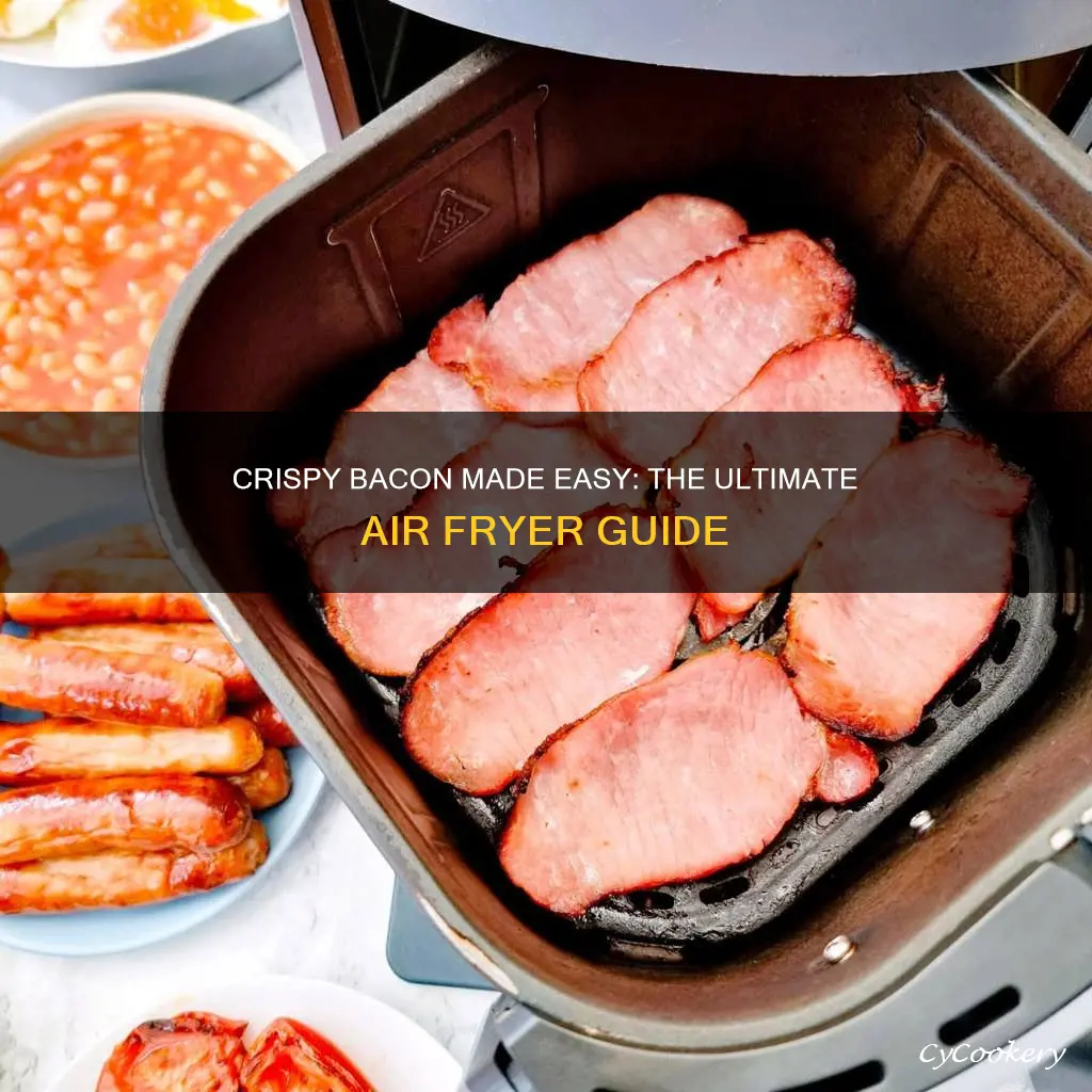 how to cook bacon in tefal air fryer