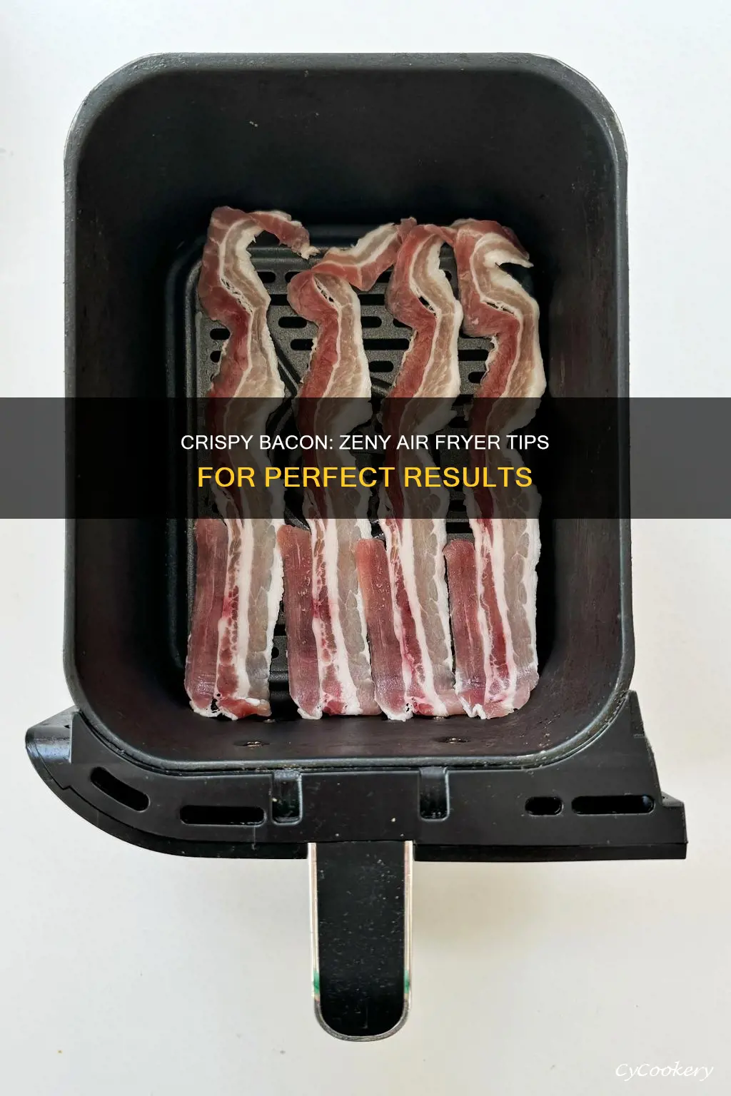 how to cook bacon in zeny air fryer