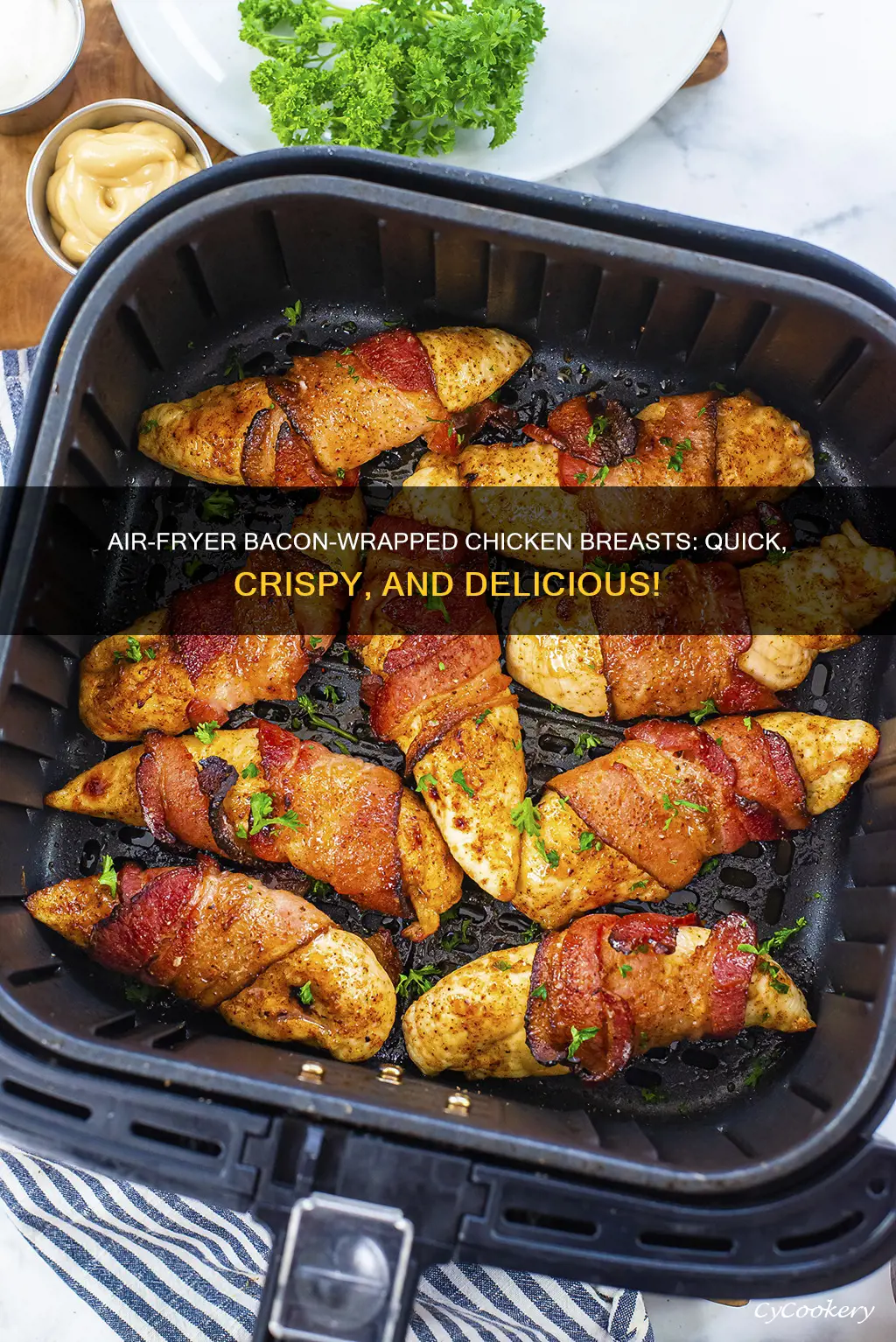 how to cook bacon wrapped chicken breast in air fryer