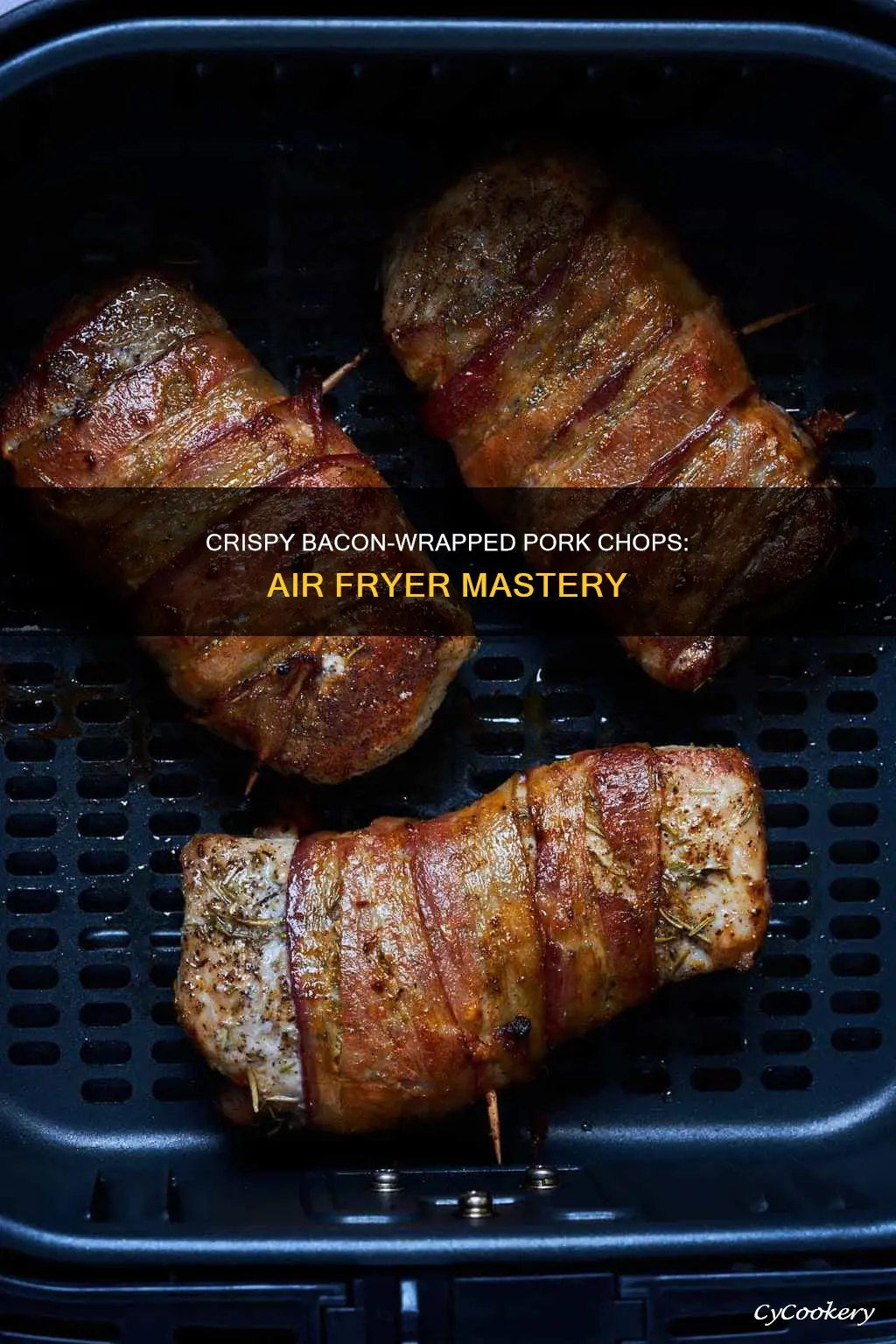 how to cook bacon wrapped pork chops in air fryer