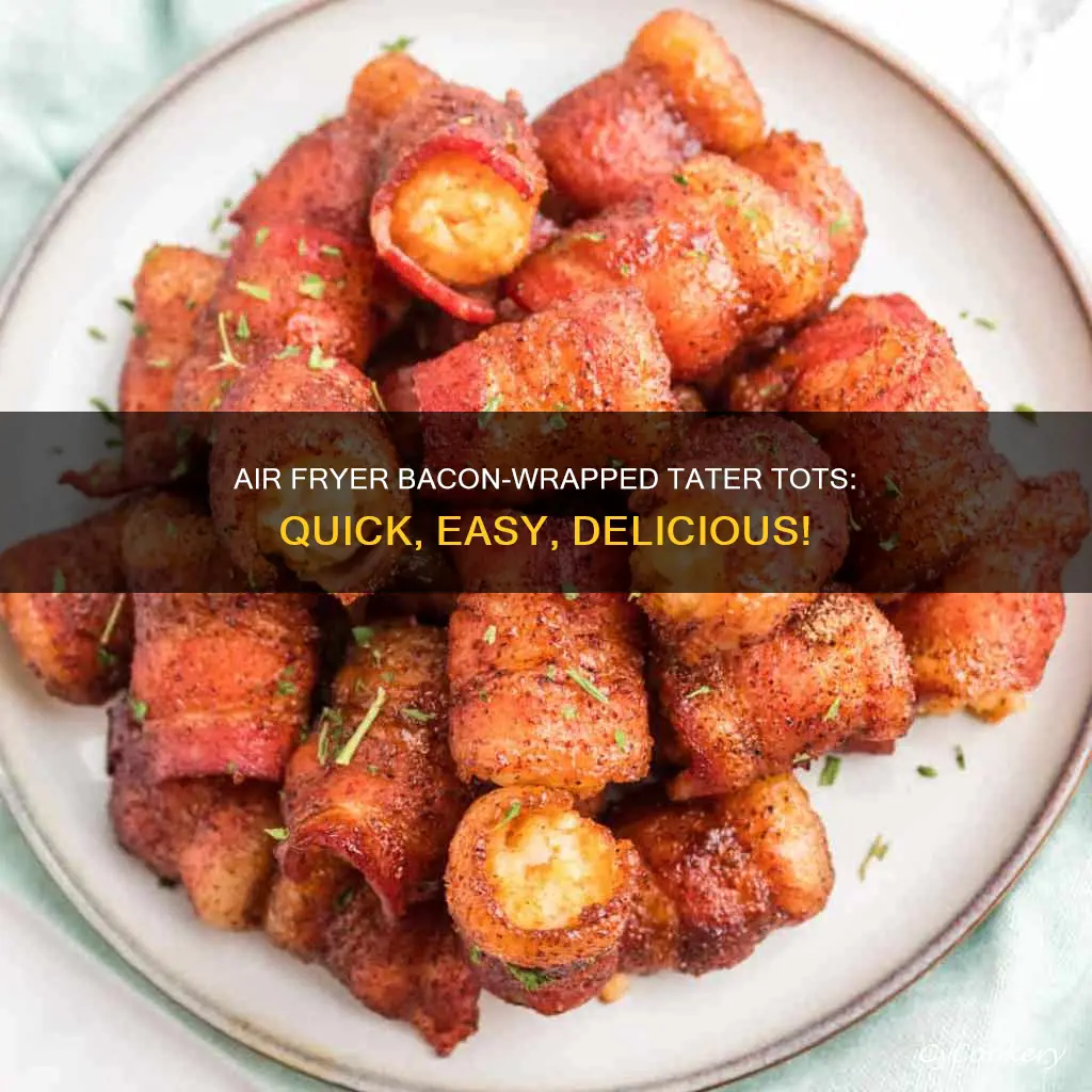 how to cook bacon wrapped tater tots in air fryer