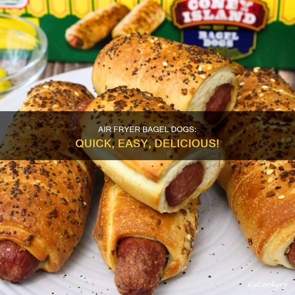 how to cook bagel dogs in air fryer