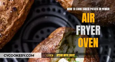 Baked Potato Perfection: Power Air Fryer Oven Tips