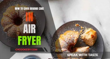Air-Fried Banana Cake: Quick, Easy, and Delicious!