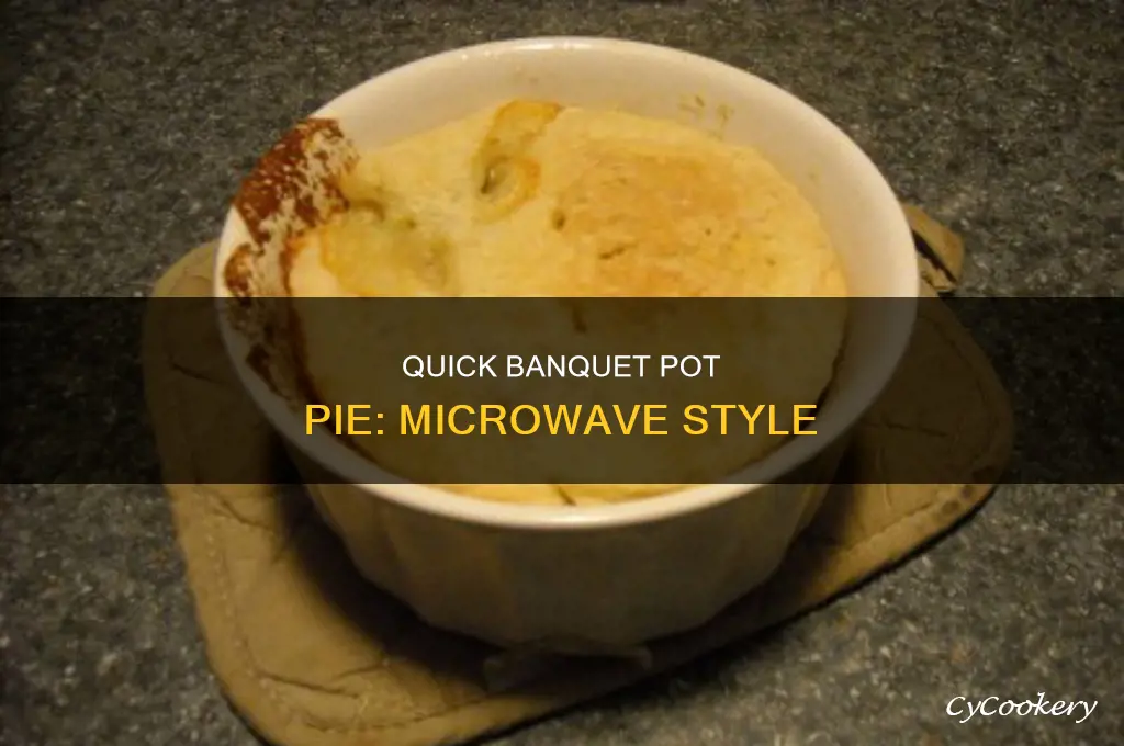 how to cook banquet pot pie in microwave