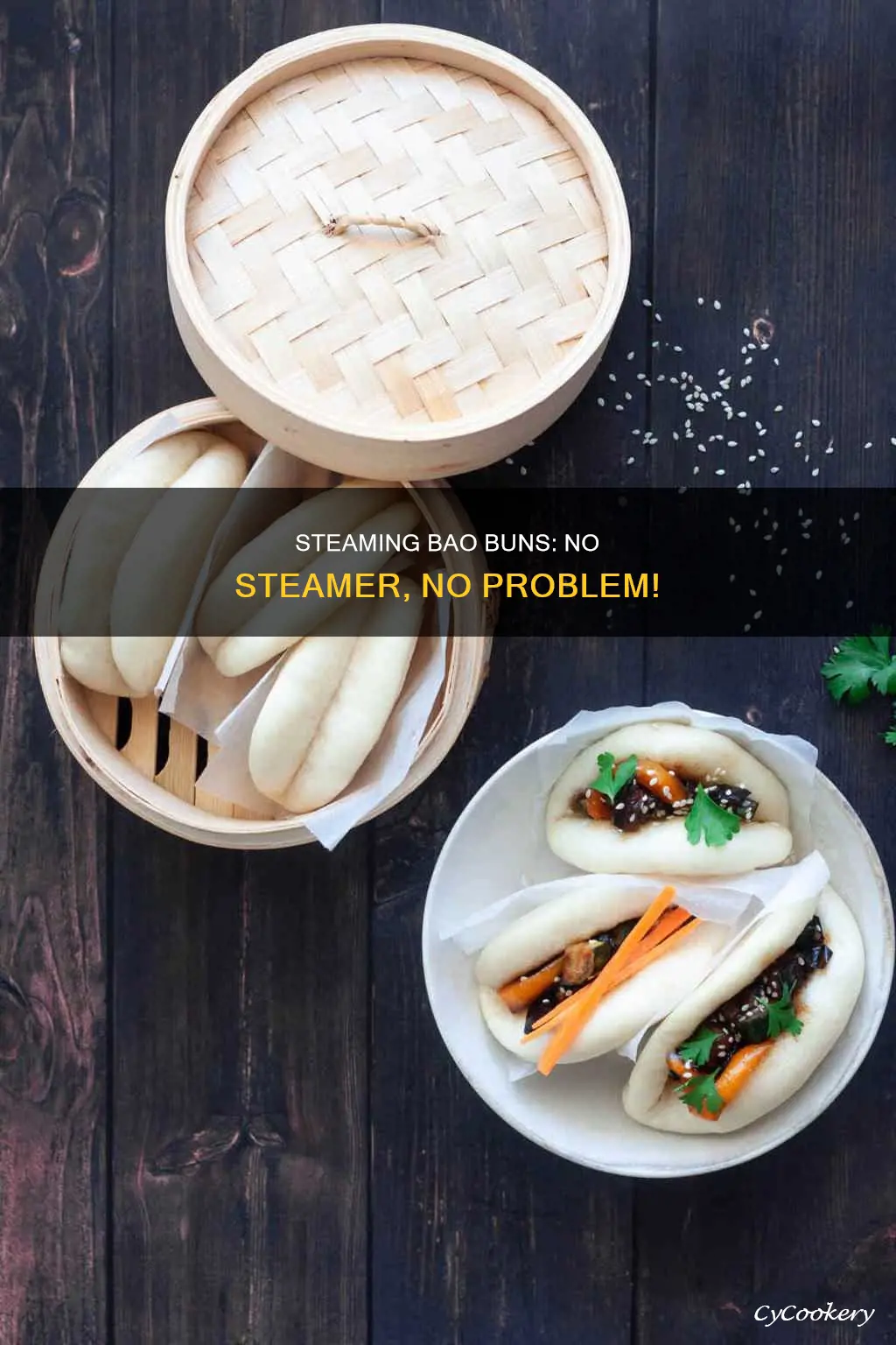 how to cook bao buns without steamer