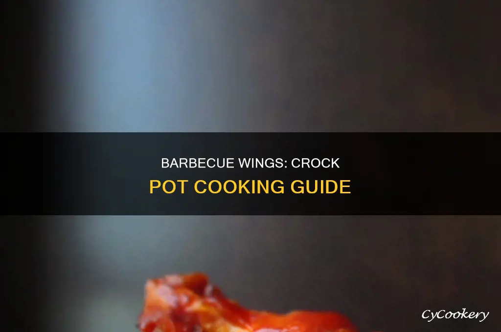 how to cook barbecue wings in crock pot