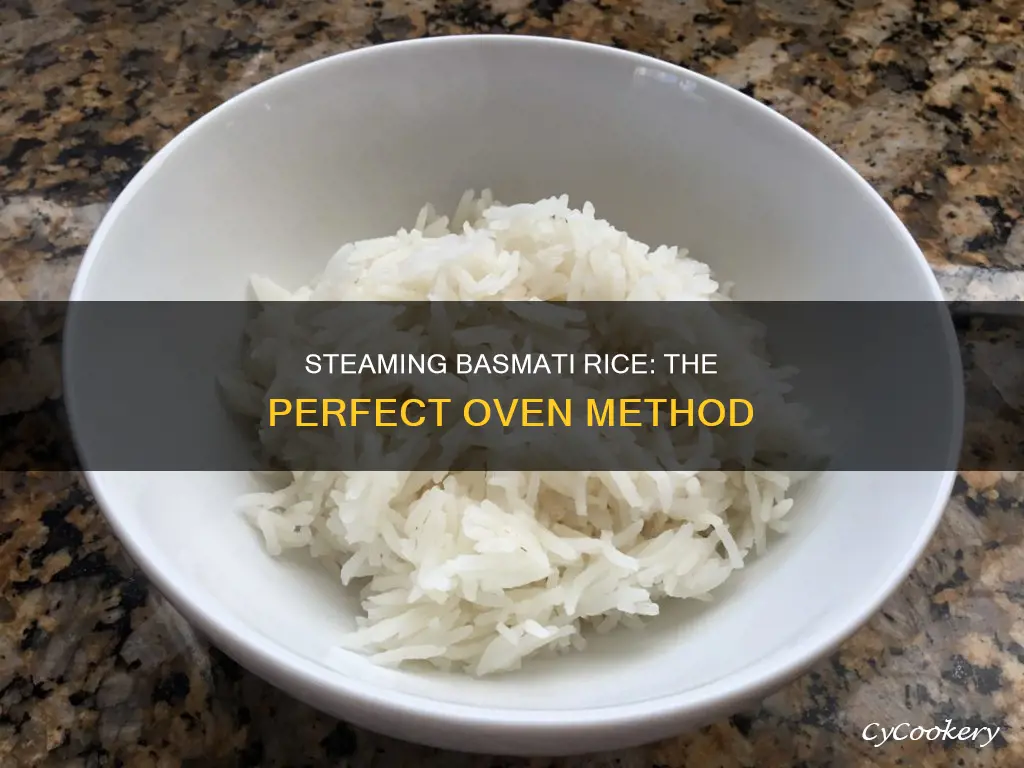 how to cook basmati rice in a steam oven